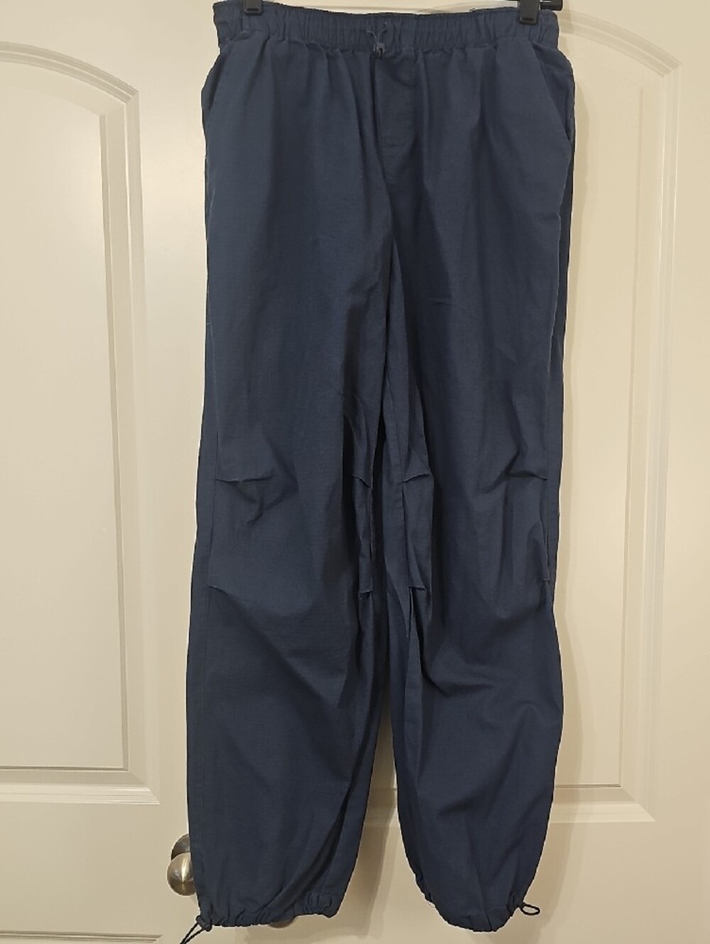 Hippie Rose Navy Drawstring Elastic Pants